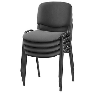 Image 4 Nowy Styl Besucherstühle Iso ISO BLACK 1.3 EF002 anthrazit Stoff