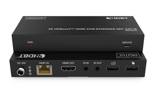 Image DIGITUS 4K HDBaseT HDMI KVM Extender Set, 150 m