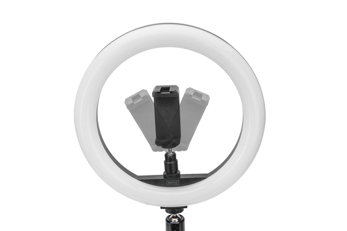 Image DIGITUS SMZ Ringlicht mit Ständer 24-150cm LED 3Stufen schwa