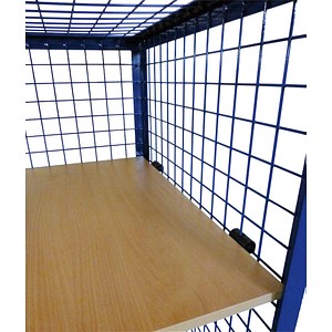 Image Rollcart Fachboden buche 69,5 x 69,5 cm