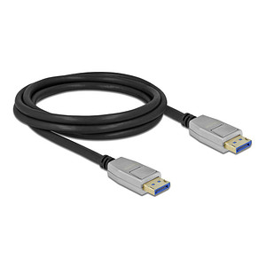 Image DeLOCK DisplayPort 2.0 Kabel 10K 60 Hz 2,0 m schwarz