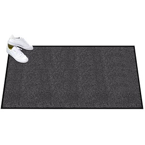 Image Mercury Fußmatte Cleantime grau gemustert 90,0 x 150,0 cm