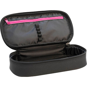 Image EBERHARD FABER Schlampermäppchen Jumbo schwarz /pink, 21,5 x 10,5 cm
