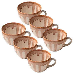 Image 6 HEART & SOUL Kaffeetassen Perfect Match Oyster braun 0,21 l