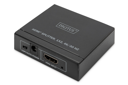 Image DIGITUS HDMI Splitter 1x2 4K/30Hz schwarz