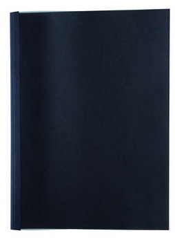 Image Thermobindemappen ledergenarbt schwarz 6,0 mm - 100 Stück