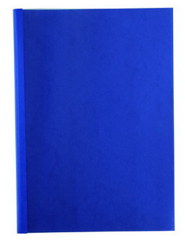 Image Thermobindemappen ledergenarbt d.blau 6,0 mm - 100 Stück