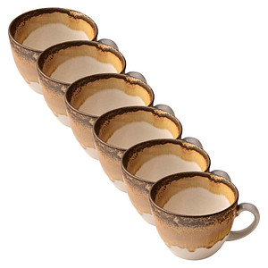 Image 6 HEART & SOUL Kaffeetassen Perfect Match Cumin hellbraun 0,21 l