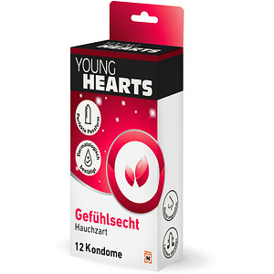 Image YOUNG HEARTS Kondome Gefühlsecht, 12 St.