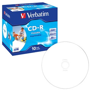 Image 10 Verbatim CD-R 700 MB bedruckbar