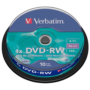 Image 10 Verbatim DVD-RW 4,7 GB wiederbeschreibbar