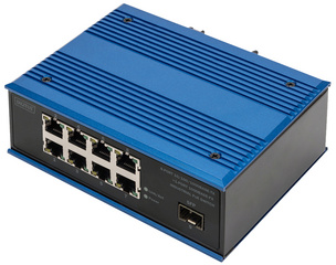 Image DIGITUS Industrial Gigabit Ethernet PoE Switch Unmanaged