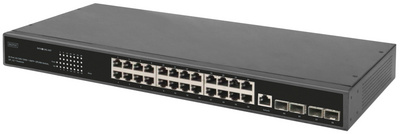 Image DIGITUS 19" Gigabit Ethernet Switch, 24 Port