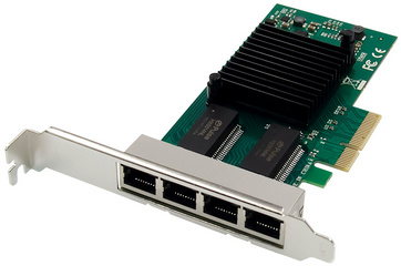Image DIGITUS Gigabit Ethernet PCI Express Netzwerkkarte, 4-Port