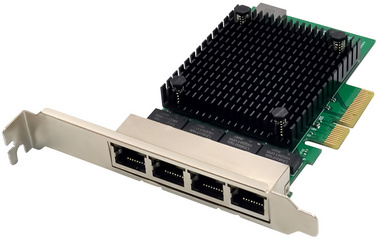 Image DIGITUS Gigabit Ethernet PCI Express Netzwerkkarte, 4-Port