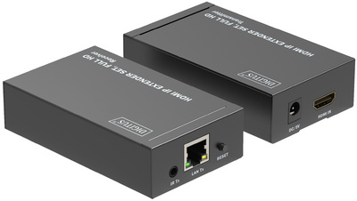 Image DIGITUS HDMI IP Video Extender Set, 120 m, schwarz