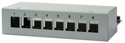 Image LOGILINK Stahlgehäuse für 8 Keystone Module