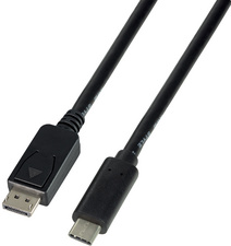 Image LOGILINK USB / DisplayPort Anschlusskabel [1x USB 2.0 Stecker C - 1x DisplayPor
