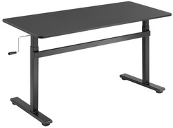 Image LogiLink Sitz-Steh-Schreibtisch, (B)1.400 mm, schwarz
