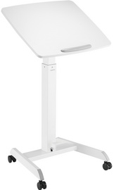 Image LOGILINK Sit-stand workstation, mobile, pneumatic height adjustment