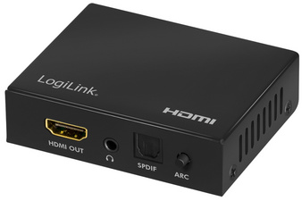 Image LogiLink 4K/60Hz HDMI Audio Extraktor, schwarz