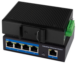 Image LogiLink Industrial Fast Ethernet PoE Switch, 5-Port