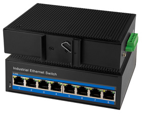 Image LogiLink Industrial Fast Ethernet PoE Switch, 8-Port