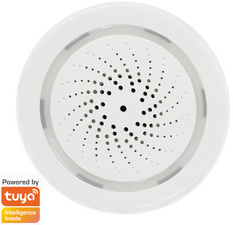 Image LogiLink Wi-Fi Smart Alarmsirene, 90 dB, weiß