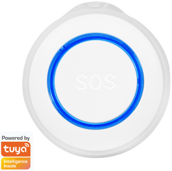 Image LogiLink Wi-Fi Smart SOS-Melder, Tuya kompatibel, weiß/blau