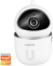 Image LogiLink Wi-Fi Smart IP-Kamera, Tuya kompatibel, weiß