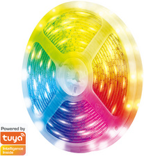 Image LogiLink Wi-Fi Smart RGB+W-LED-Band, selbstklebend, 5 m