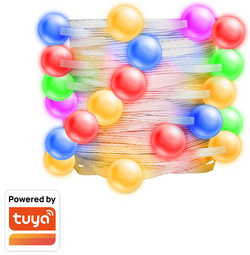 Image LogiLink Wi-Fi Smart RGB-Lichterkette mit Fernbedienung, 3 m