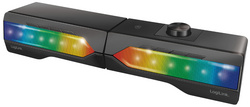 Image LogiLink Mobile Soundbar mit Partylicht, schwarz