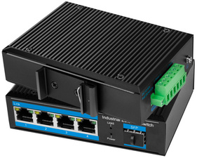 Image LogiLink Industrial Gigabit Ethernet Switch,4-Port,Unmanaged