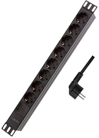 Image LogiLink 19" Steckdosenleiste 8-fach, Überspannungsschutz