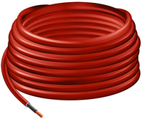 Image LogiLink Solar-Installationskabel, 25 m, rot