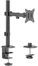 Image LogiLink Monitorarm, Armlänge: 376 mm, schwarz
