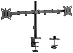 Image LogiLink Doppel-Monitorarm, Armlänge: 376 mm, schwarz