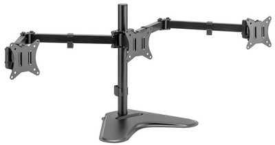 Image LogiLink Dreifach-Monitorarm mit Standfuß, Armlänge: 658 mm