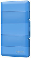 Image LogiLink Schutzbox für 4x M.2 NGFF/NVMe SSDs, blau
