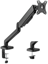 Image LogiLink Monitorarm, Aluminium, Armlänge: 450 mm, schwarz
