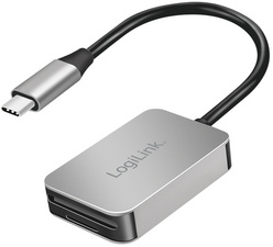 Image LogiLink USB-C 3.2 Gen 1 Dual-Kartenleser, aus Aluminium