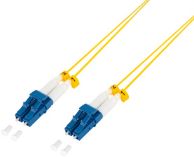 Image LogiLink LWL Patchkabel, 2x LC-Duplex, OS2, dünn, 7,5 m