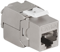 Image LogiLink Keystone Verbinder Kat.6A, Klasse EA, geschirmt