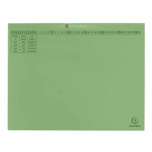 Image 25 Exacompta Hängehefter Exaflex Karton grün 2 x kaufmännische Heftung
