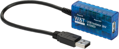 Image W&T USB-Isolator 2kV Hi-Speed, blau
