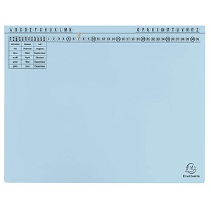Image 25 Exacompta Hängehefter Exaflex Karton hellblau 1 x Amtsheftung / kaufmännische Heftung