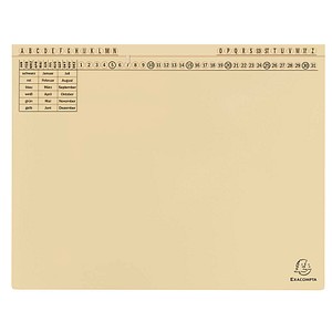 Image 25 Exacompta Hängehefter Exaflex Karton chamois 1 x Amtsheftung / kaufmännische Heftung