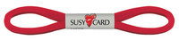 Image SUSY CARD Geschenkband "Easy", 6 mm x 3 m, rot