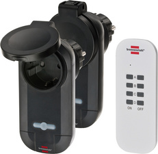 Image BRENNENSTUHL RC CE1 0201 1507030 Funk-Steckdosen-Set 3teilig Außenbereich 1000 W